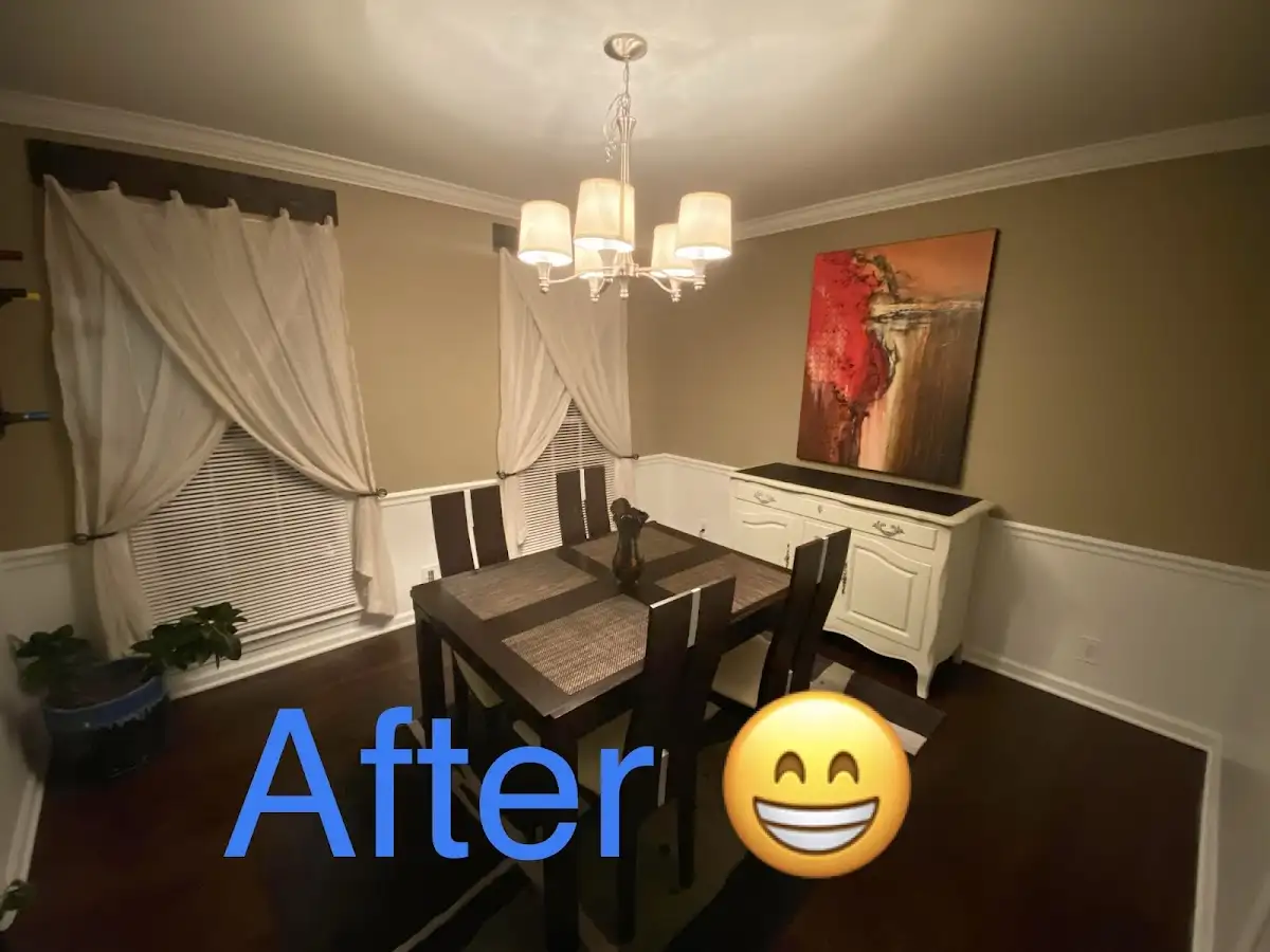 Professional dining room restoration after water damage in Marshall